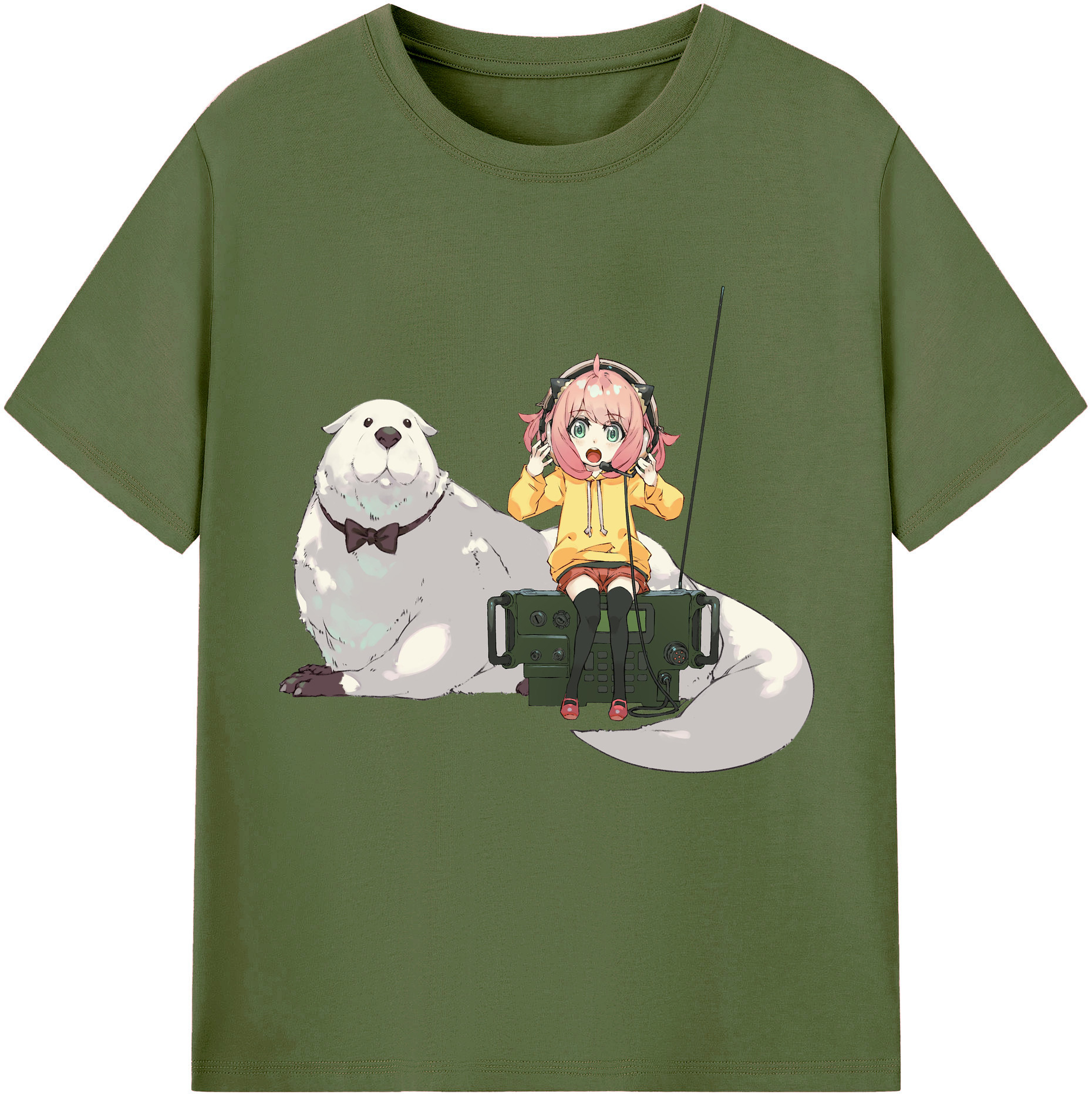 （画像用） SPY×FAMILY间谍家家酒 綿100％半袖Tシャツ（フロントプリント）